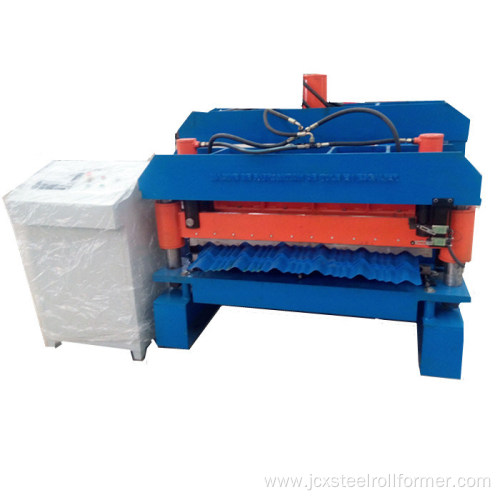 Metal roof tile roll forming machine